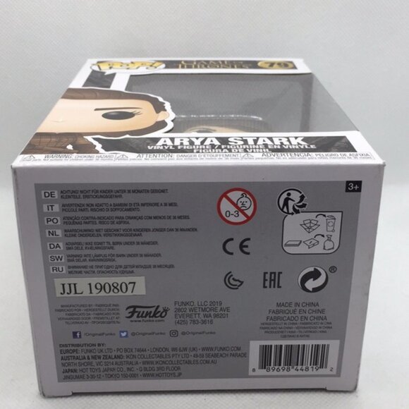 Funko Pop Game Of Thrones Arya Stark 79 Vinyl Figure - Picture 8 of 12